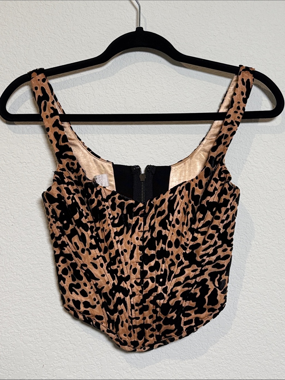House of CB Jacqueline Leopard Print Corset Bustier